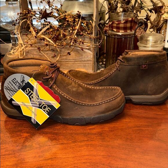 NWT Twisted X Men's Steel Toe Leather Boots - Picture 3 of 10